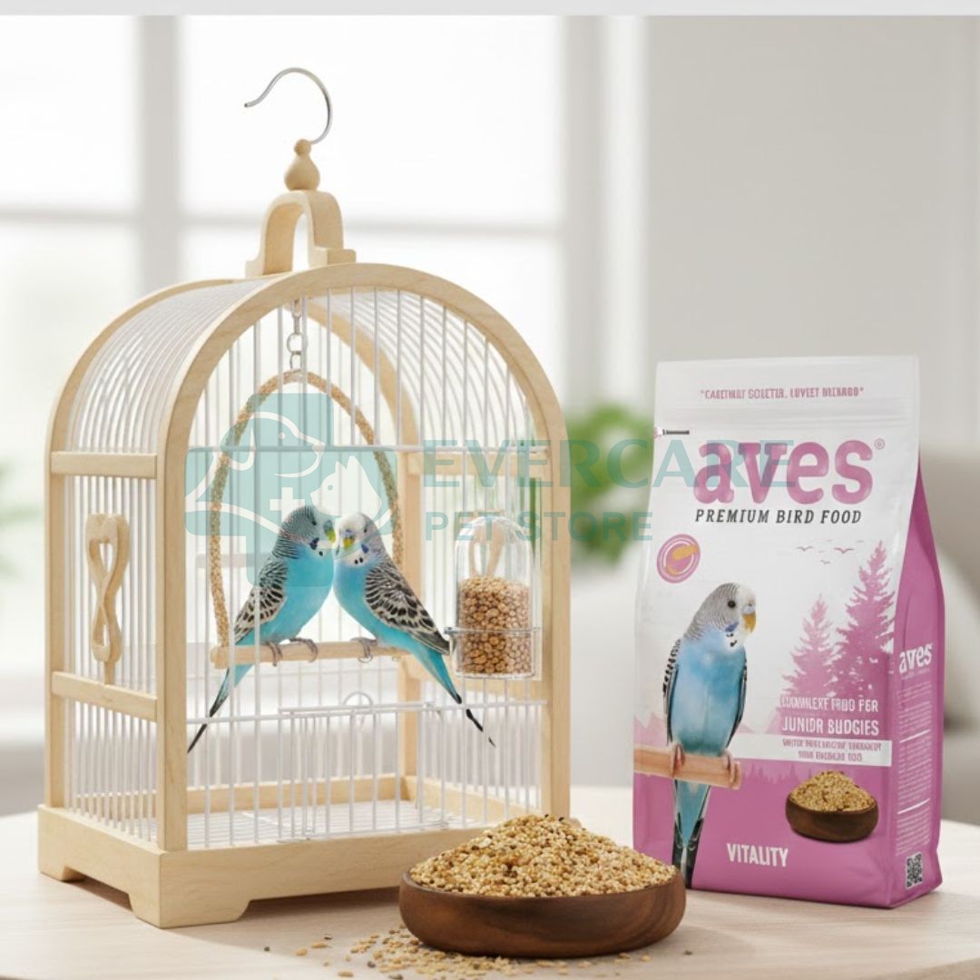 Aves Premium Bird Food Complete Food For Junior Budgies - 400 Gram thumbnail 2