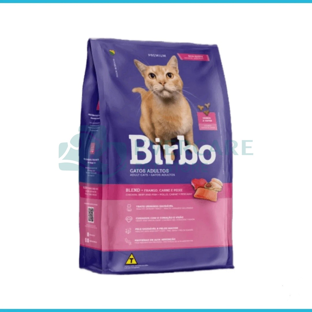 BIRBO BLEND CAT FOOD - CHICKEN BEEF and FISH
