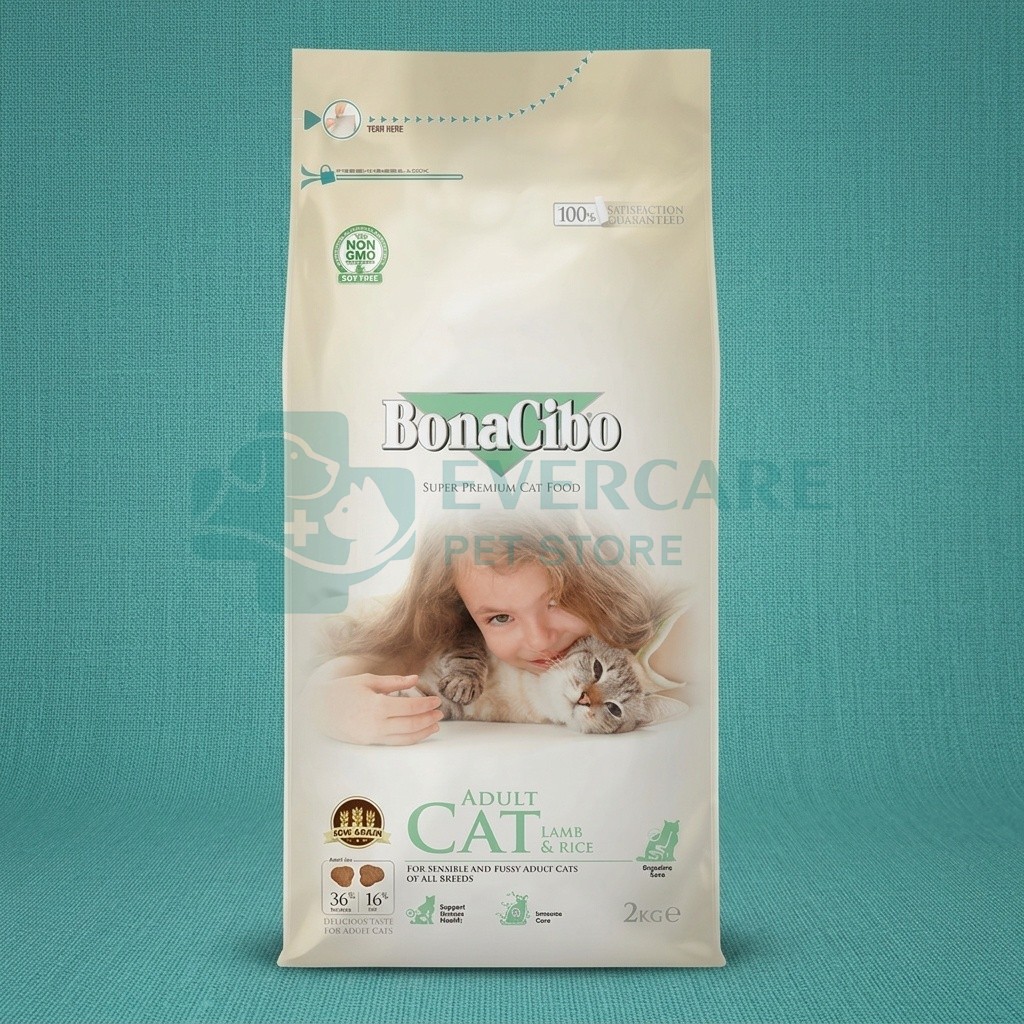 Bonacibo Adult Cat Food Lamb And Rice