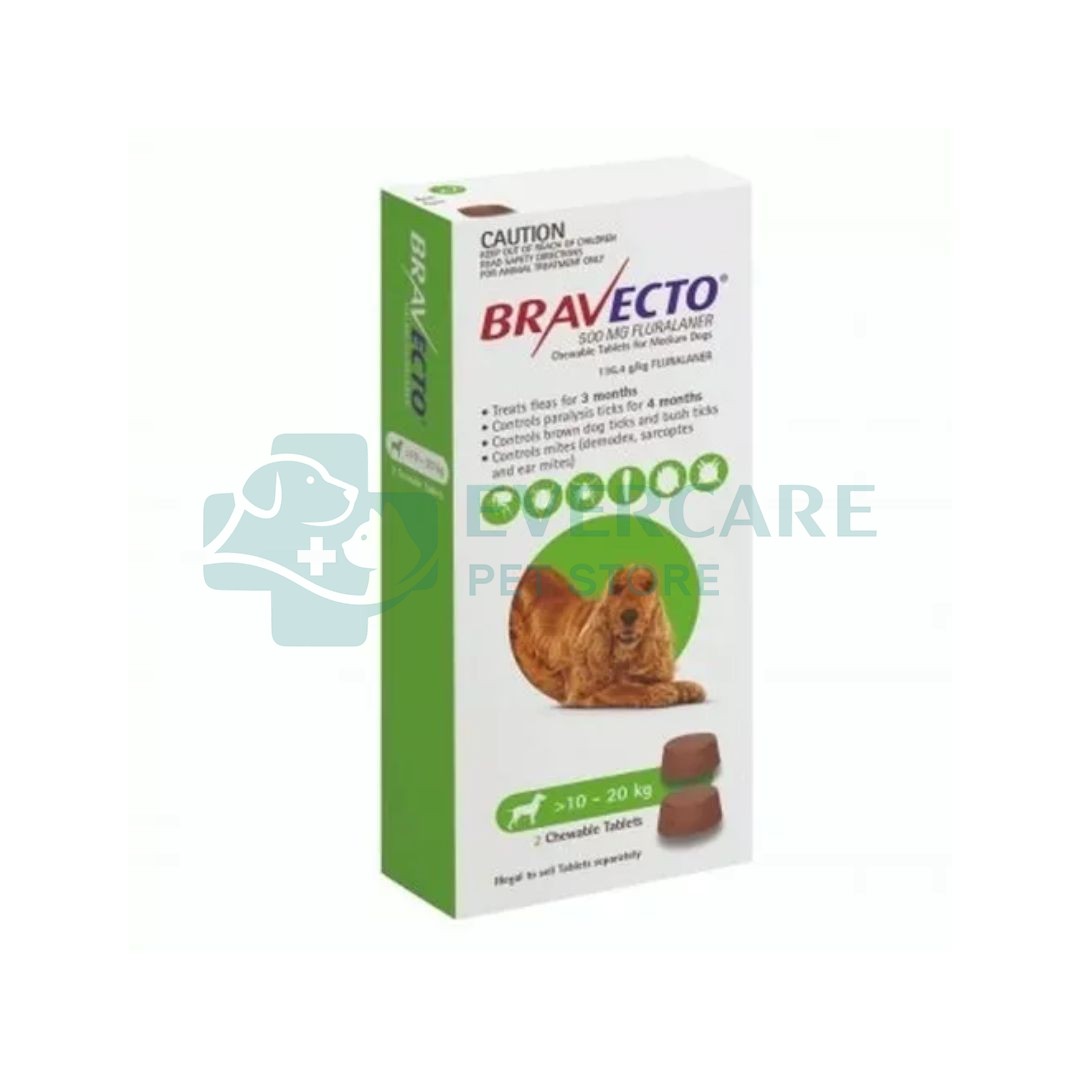 Bravecto Tablet for Medium Dogs / 10KG to 20 KG
