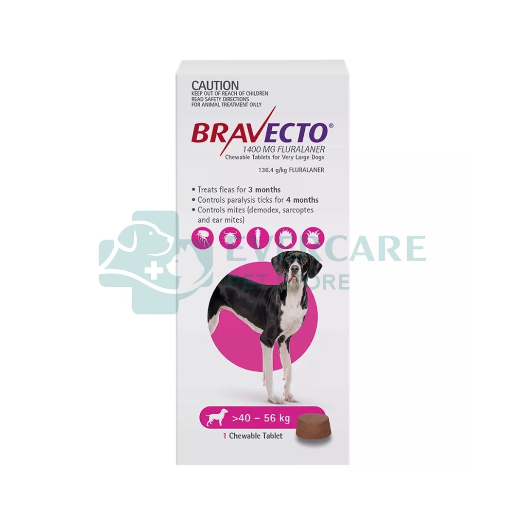 Bravecto Tablet for Very Large Dogs / 40KG to 56 KG