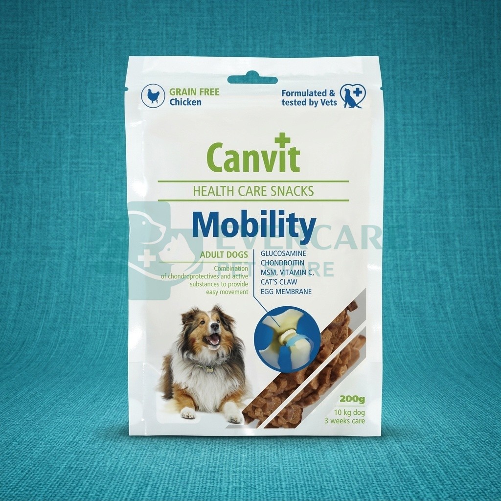 Brit Canvit Mobility Health Care Adult Dog Treat - 200 Gram