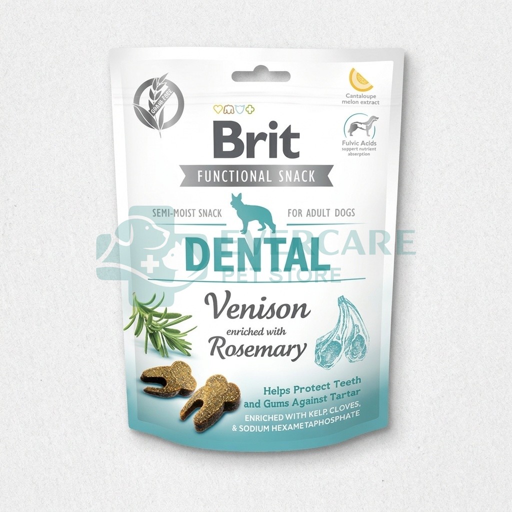 Brit Care Dog Functional Snack Dental Venison -150 Gram