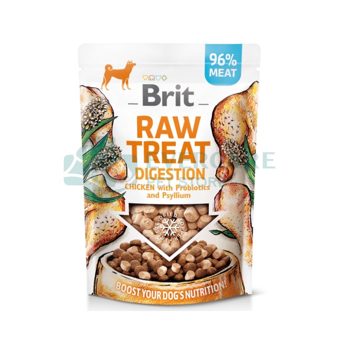 Brit Raw / Dog Treat / For Healthy Digestion / Chicken Flavor - 40 Gram