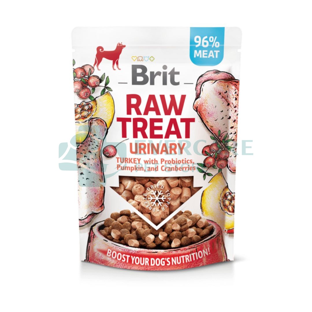 Brit Raw / Dog Treat / For Urinary Health / Turkey Flavor - 40 Gram