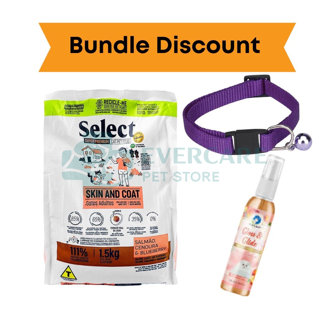 Bundle: Monello Cat Food / Cat Collar / Fluff n Buff