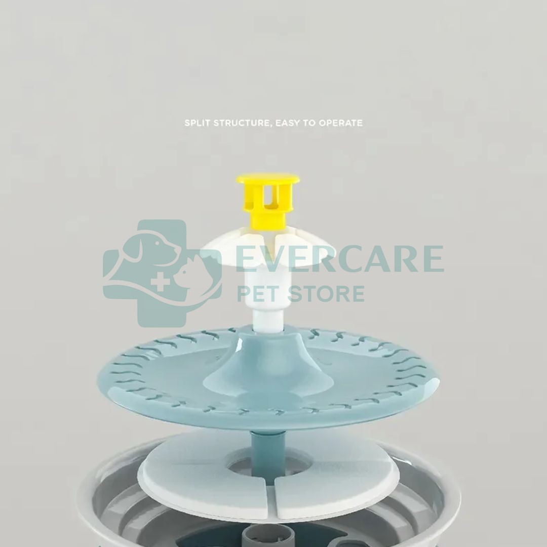 Flower Shape Cat Water Fountain thumbnail 6