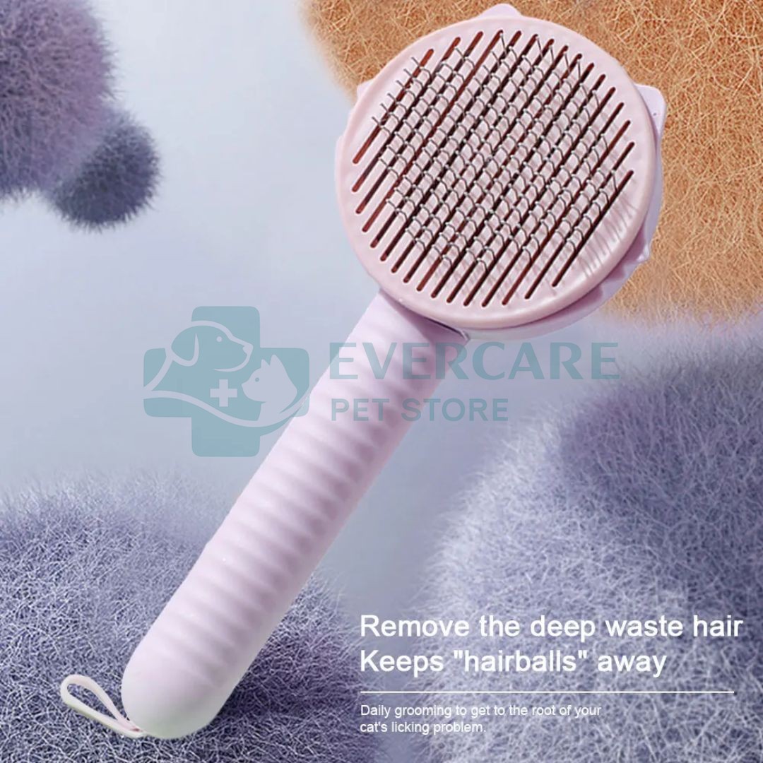 Cat Face Self Cleaning Brush For Cats And Dogs thumbnail 3