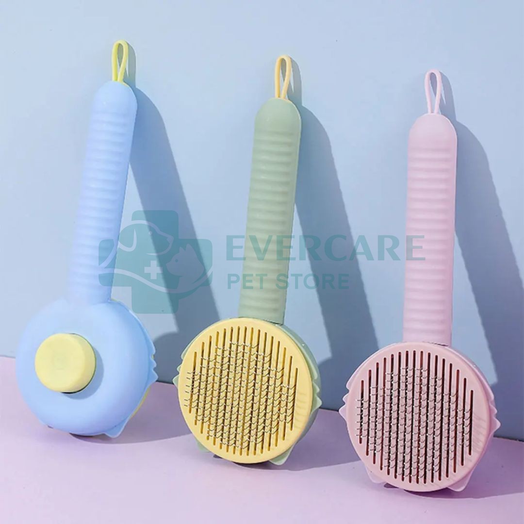 Cat Face Self Cleaning Brush For Cats And Dogs thumbnail 4