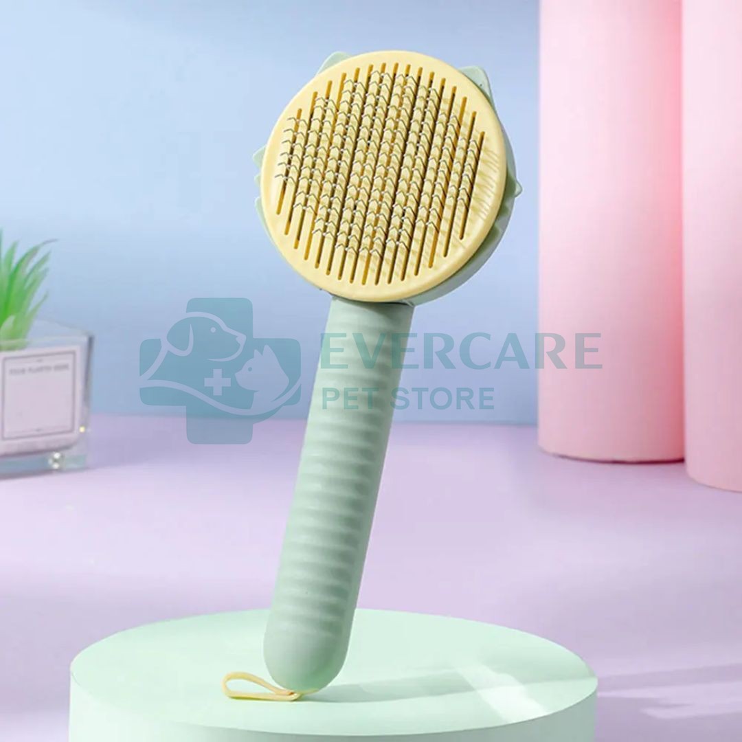 Cat Face Self Cleaning Brush For Cats And Dogs thumbnail 6