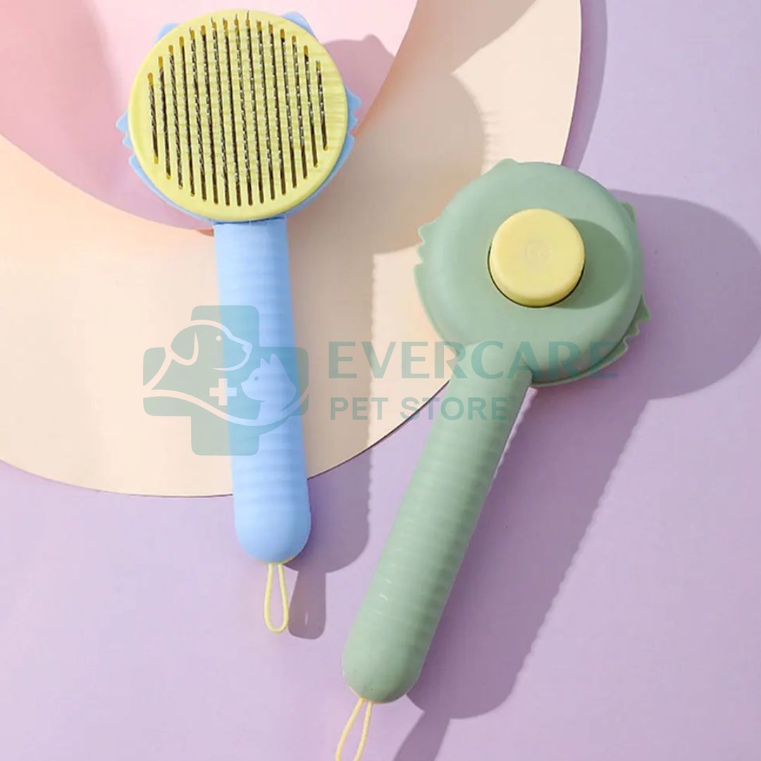 Cat Face Self Cleaning Brush For Cats And Dogs thumbnail 7