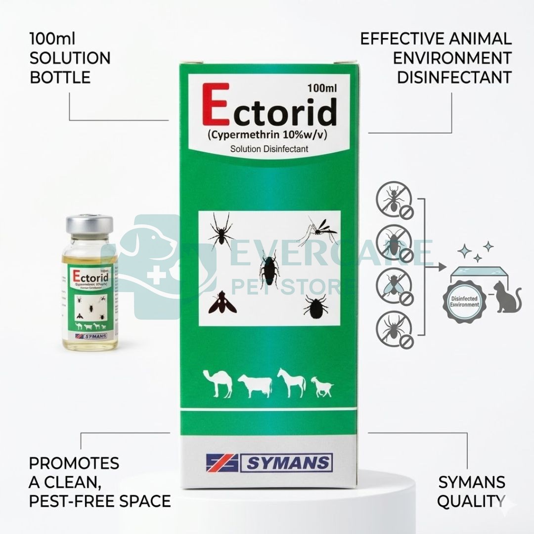 Ectorid-Cypermethrin 10% Disinfectant Solution - 100 ML