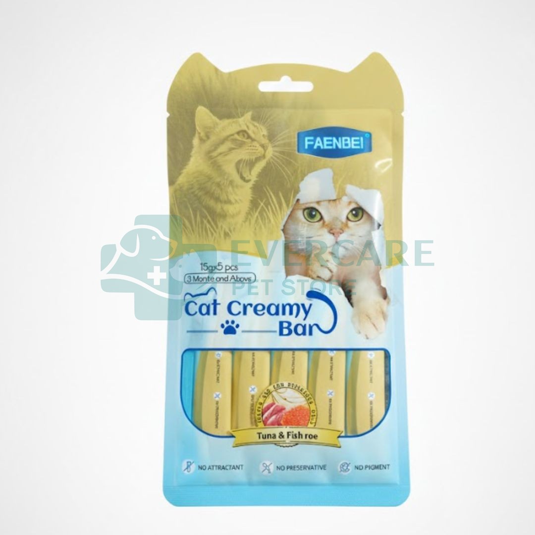 Faenbei Cat Creamy Treats - (15 Gram x 5 pcs)