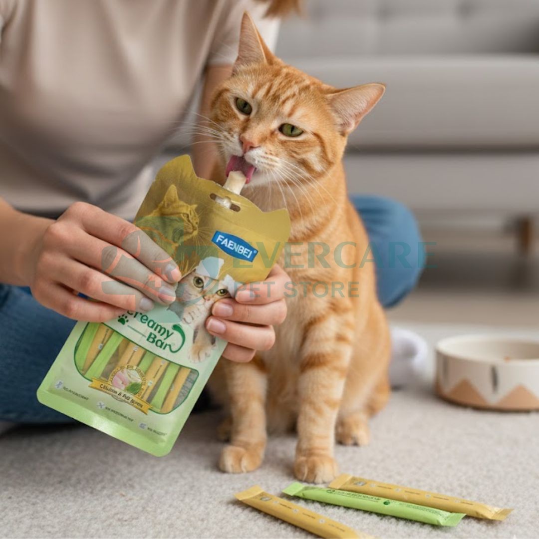 Faenbei Cat Creamy Treats - (15 Gram x 5 pcs) thumbnail 2