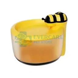 Honey Bee Shaped Rechargeable Water Fountain for Cats with Motion Sensor thumbnail 5
