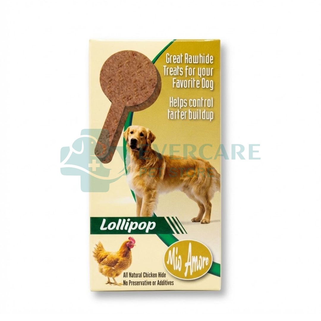 Mio Amore Raw Hide Lollipop Treats For Dogs