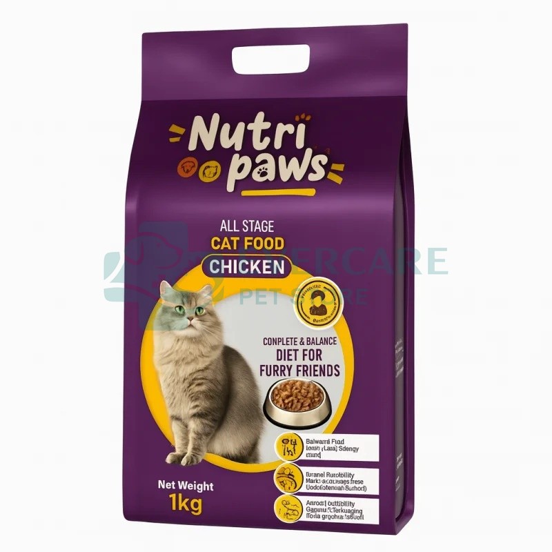 Nutri Paws Cat Food - All Life Stages Cat Food