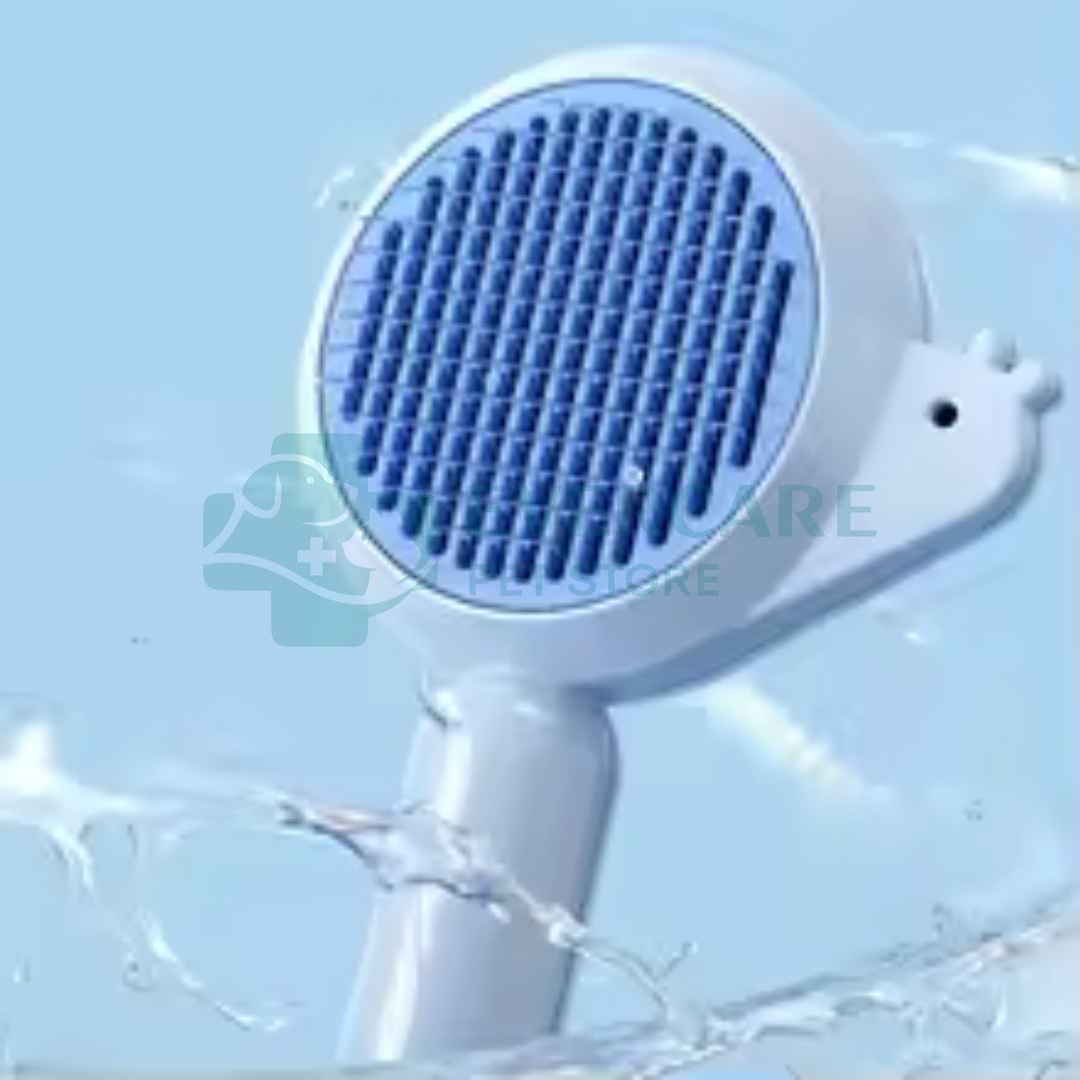Snail Design Self Cleaning Button Brush For Cats And Dogs thumbnail 2