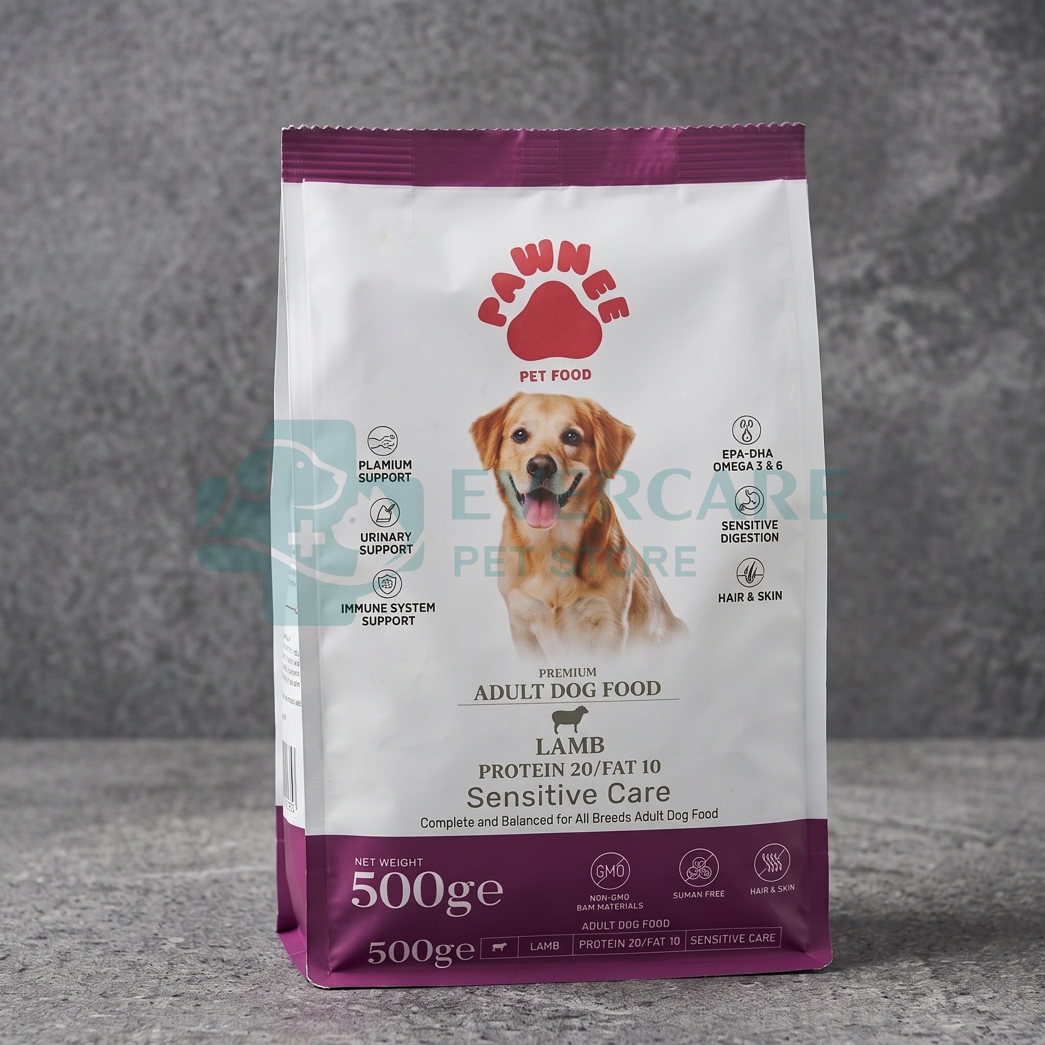 Pawnee Sensitive Care Adult Dog Food In Lamb