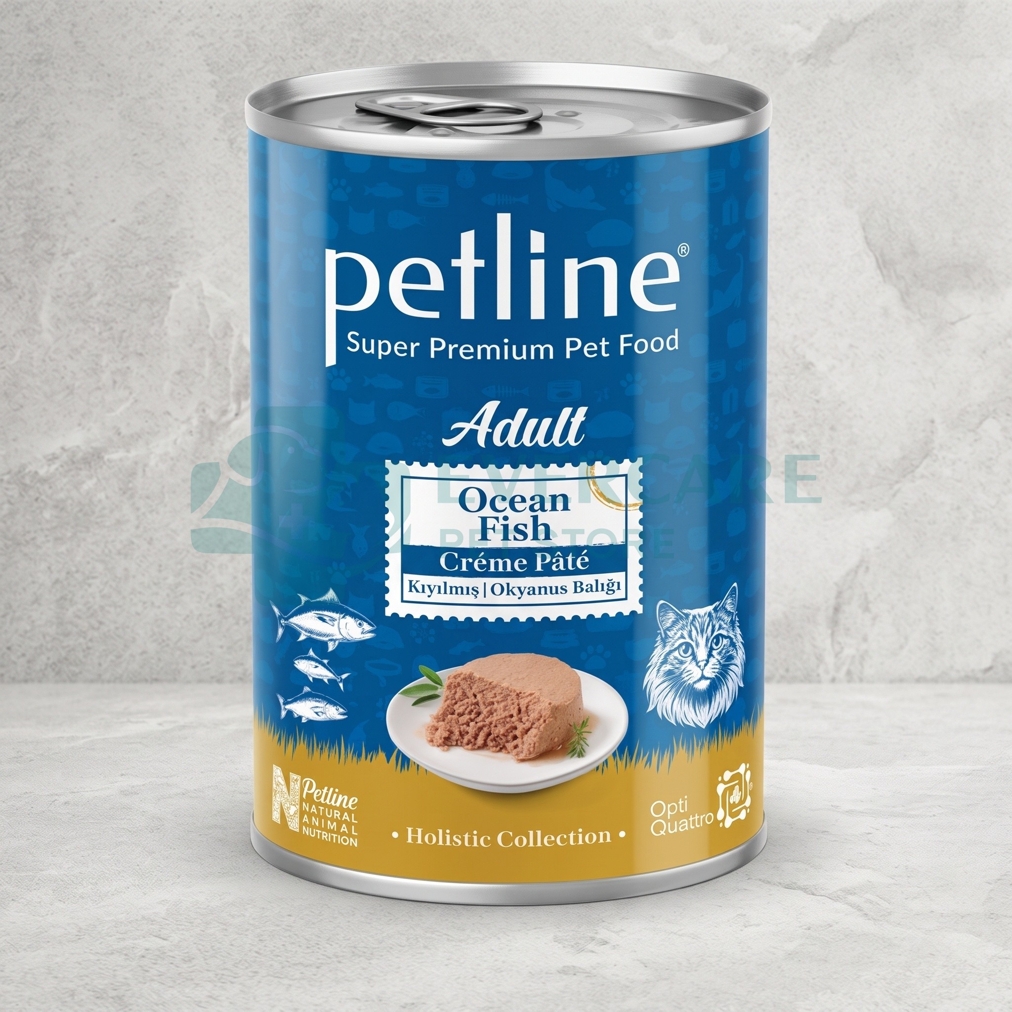 Petline Super Premium Adult Wet Cat Food Pate Tin - 395 Gram