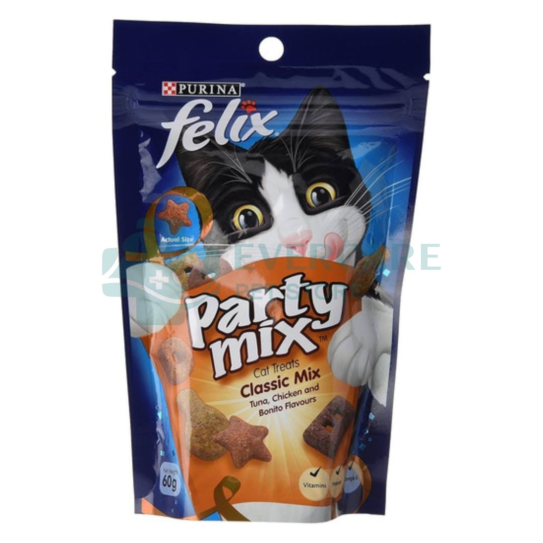 Purina Felix Party Mix Classic Flavor - 60 Grams