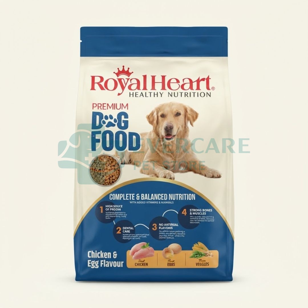 Royal Heart Dry Dog Food Chicken And Egg Flavour