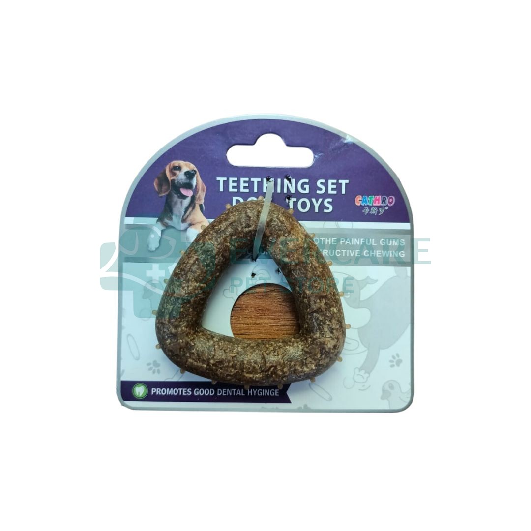 Teething Bone Triangle Shape Eatable Toy For Dogs