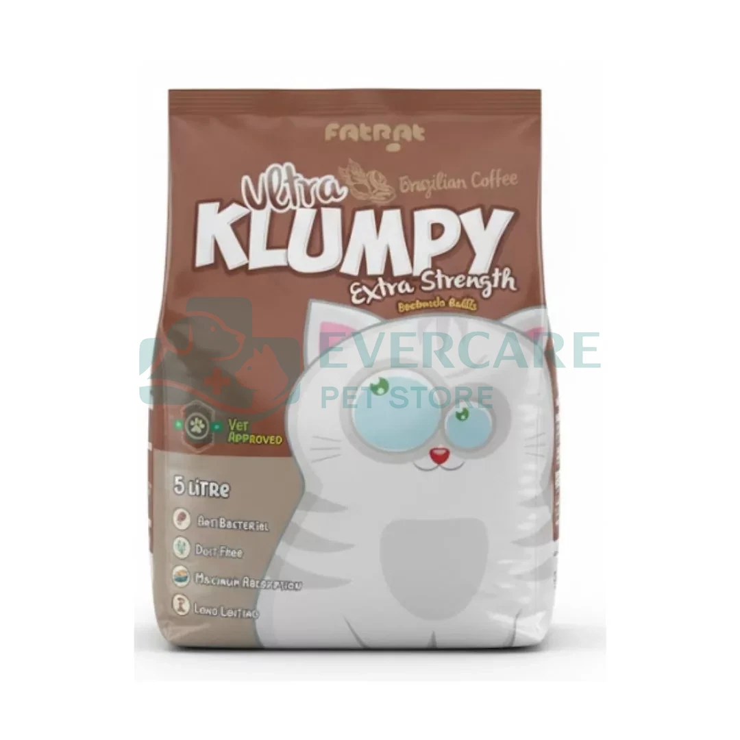 Ultra Klumpy Pet Cat Litter / Ultra Klumpy Litter - Coffee - 5L