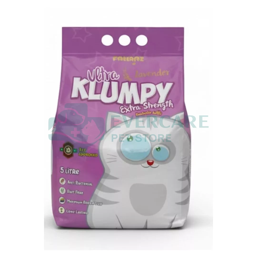 Ultra Klumpy Pet Cat Litter / Ultra Klumpy Litter - Lavender - 5L