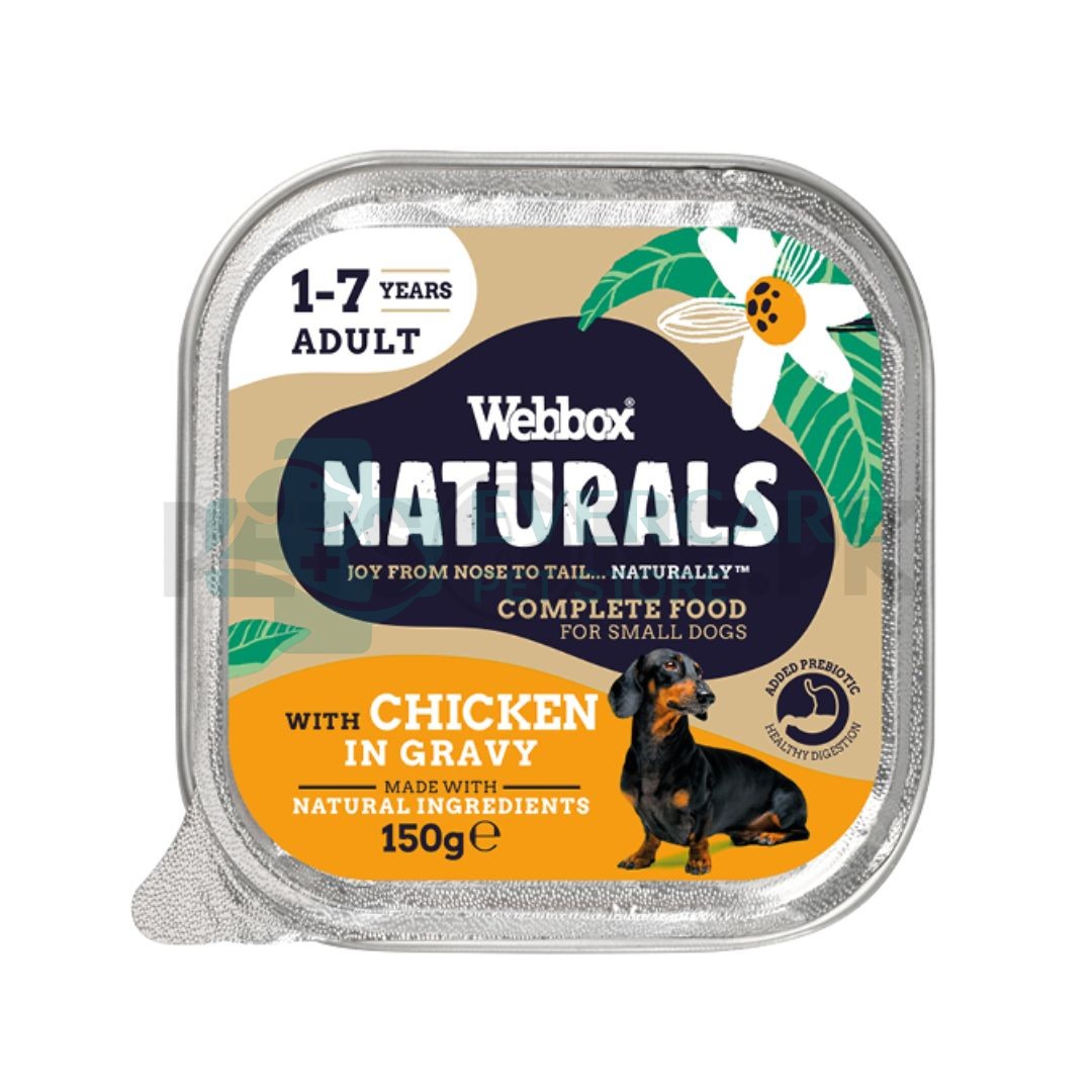 Webbox Natural Chicken In Gravy / Wet Dog Food - 150 Gram