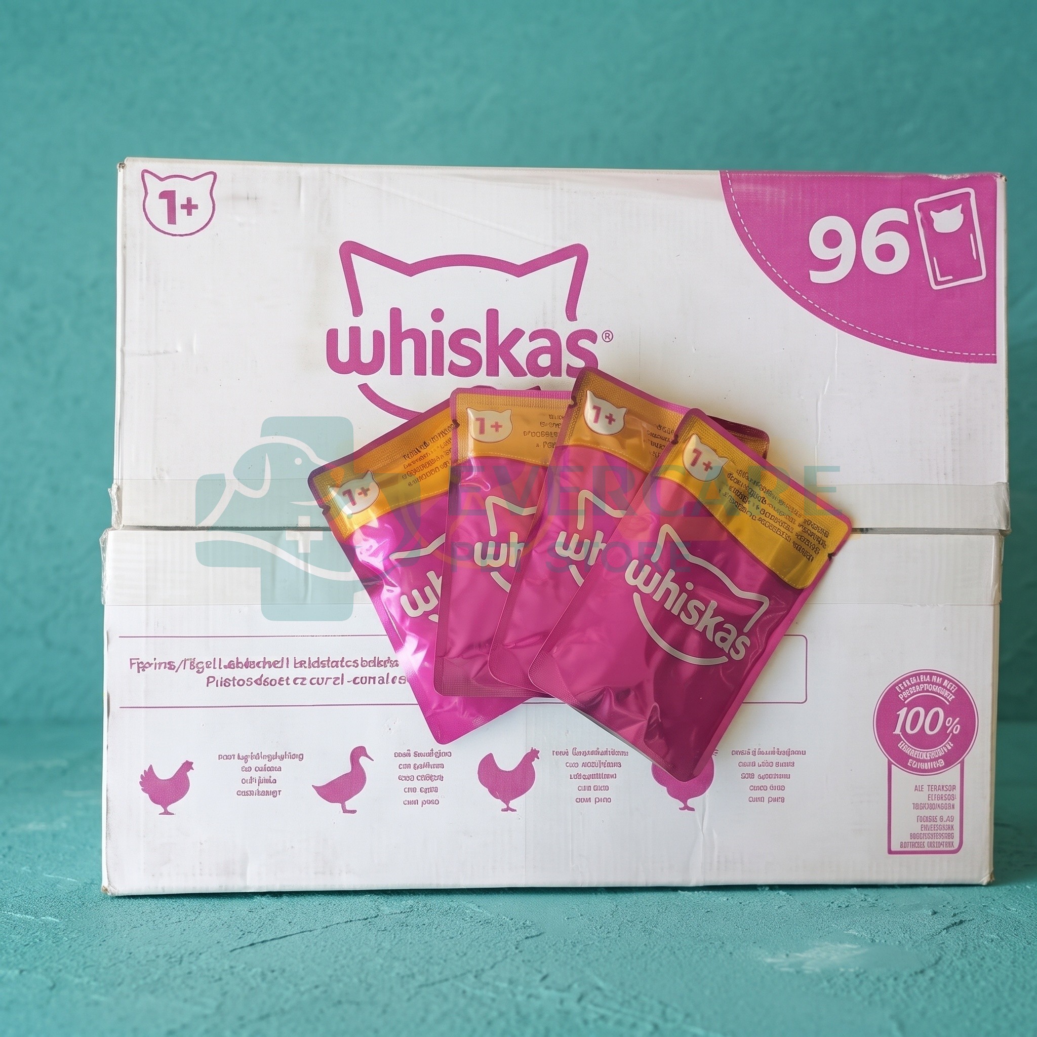 Bundle : WHISKAS Jelly Pouch - 85 Gram x 96 Pouches - Main View