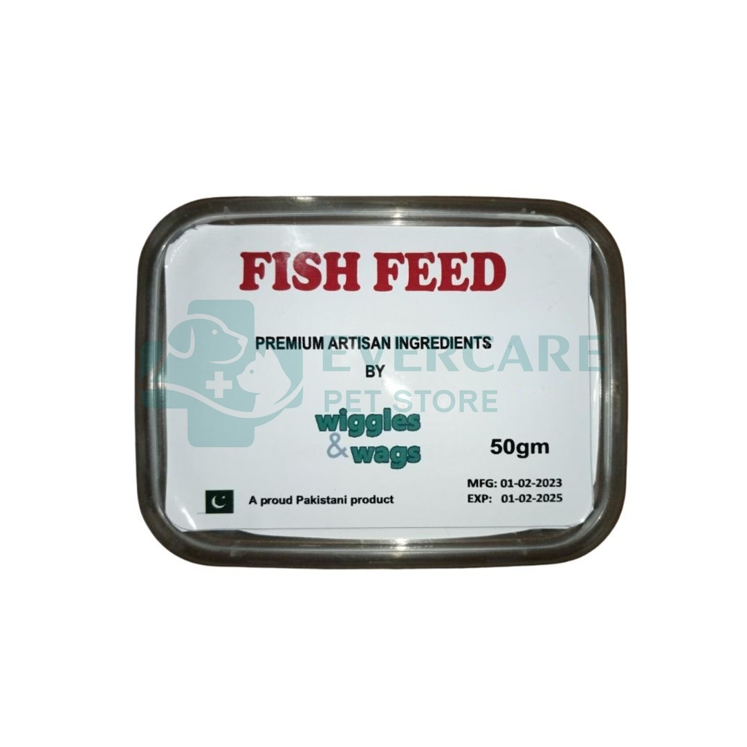 Wiggles And Wags Fish Feed - 50 Gram