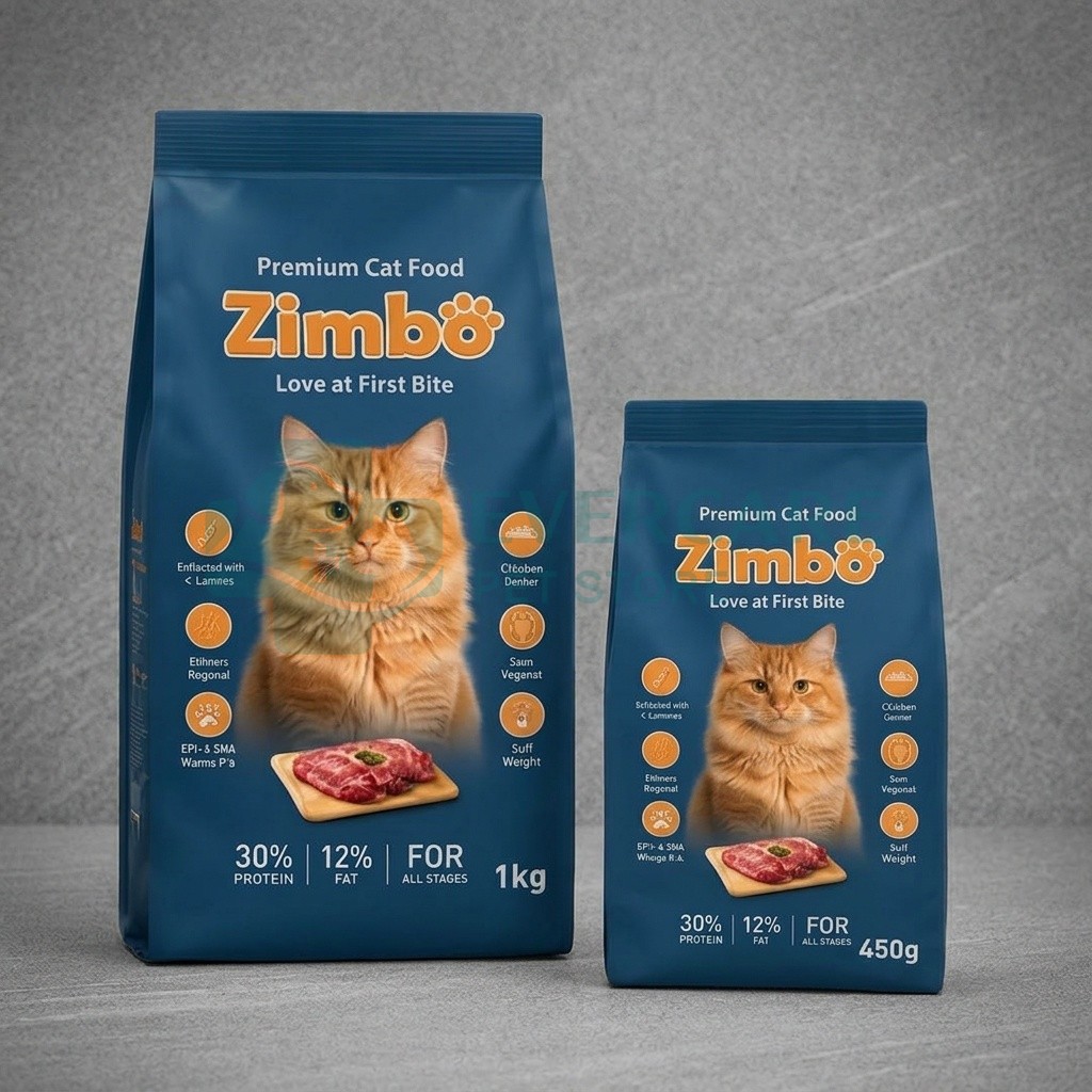 Zimbo Premium Adult Cat Food - Beef
